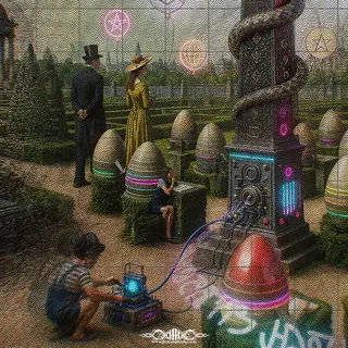Ovarian Oscillopsia - The Hatchery of Forgotten Gods detail 1